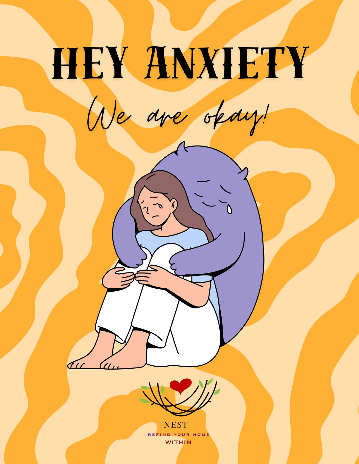Hey Anxiety, We Are Okay | An Anxiety Journal.