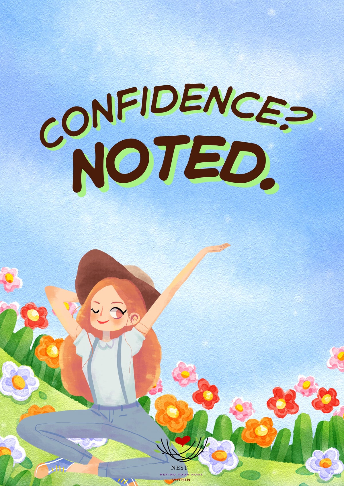 Confidence? Noted. | Self Confidence building Journal.