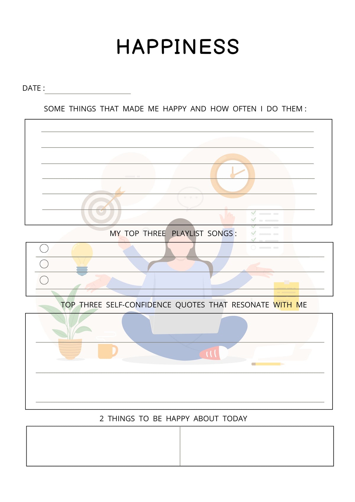 Confidence? Noted. | Self Confidence building Journal.
